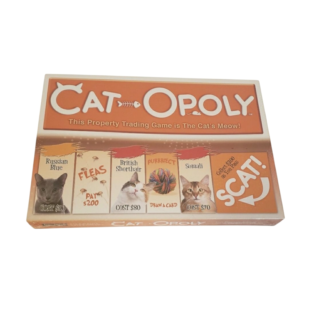 Cat-Opoly Board Game New with Tags